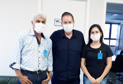 SUPERINTENDENTE DO INCRA/MS RECEBEU O SECRETÁRIO DE DESENVOLVIMENTO DE IGUATEMI.