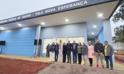 NOVA UNIDADE BÁSICA DE SAÚDE-UBS, DA VILA NOVA É INAUGURADA NA TARDE DESSA SEXTA-FEIRA (26).