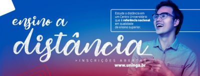 UNINGÁ REALIZARÁ SORTEIO DE 04 BOLSAS DE ESTUDO COM 50% DE DESCONTO.  