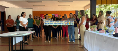 DIREÇÃO DA ESCOLA SALVADOR NOGUEIRA RECEPCIONA PROFESSORES E SERVIDORES ANTES DO INÍCIO DO ANO LETIVO DE 2026.
